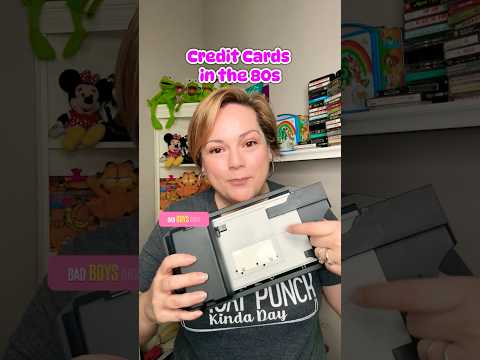 Credit Cards in the 80s…before digital machines #80snostalgia #80s #educationalshorts