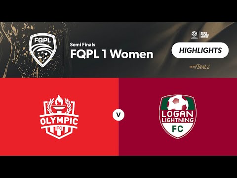 FQPL 1 Women Semi Finals - Olympic FC vs. Logan Lightning Highlights