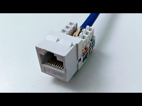 Connect Cat6 Cable to Jack