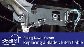 How to Replace a Blade Engagement Cable on a Riding Lawn Mower