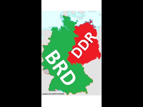 Die Teilung Deutschlands in BRD und DDR erklärt