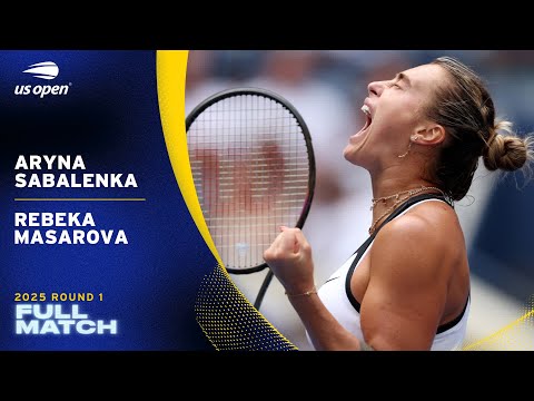 Aryna Sabalenka vs. Rebeka Masarova Full Match | 2025 US Open Round 1