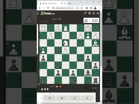 1|1 bullet chess Englund Gambit versus 2047 | Bullet Chess Speedrun 2022