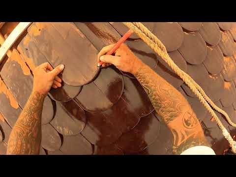 Biberschwanz Hechtgaube Teil 35 - Gaube in Biber decken -  Video Tutorial