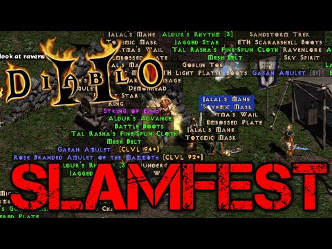 SUPER GODLY SLAMFEST in PROJECT DIABLO 2 - SHAKO and Templar's Might!!