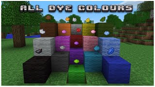 How to get Every Dye Colour in Minecraft Beta 1.7.3
