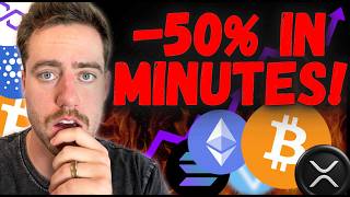 CRYPTO APOCALYPSE! WORST ALTCOIN CRASH IN HISTORY!! CARDANO, SUI, LINK, XRP DOWN 50% IN 20 MINUTES!