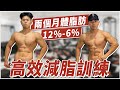 我從12%減到6%!減脂訓練這樣安排|重訓、低強度有氧、高強度有氧該怎麼拿捏?