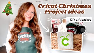 DIY Holiday Gift Basket With the Cricut Joy Xtra 😍🎄 | Cricut Christmas Project Ideas