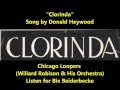 Bix Beiderbecke "Clorinda" (1927) Chicago Loopers aka Willard Robison & His Orchestra