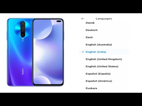 How to change language in redmi k30 5G | language Kaise change kare | language setting