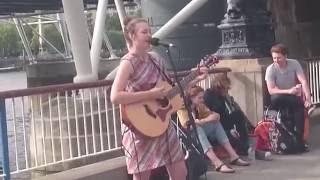 Emily Lee cover version of Ben E King Stand By Me on the Southbank