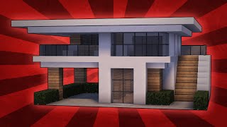Minecraft: How To Build A Small Modern House Tutorial (#10)