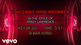 Tracy Lawrence - You Can&#39;t Hide Redneck (Karaoke Guide Vocal)