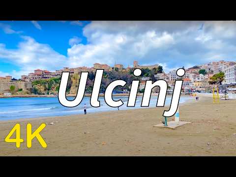 Ulcinj Montenegro 4K Walking Tour 2024