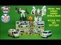 Hello Carbot Micro Vs Mini Dandy And Dandy Ambulance Review 헬로카봇 마이크로 Vs 미니 댄�
