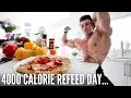 DIETING ON COOKIES | REFEED FULL DAY OF EATING | 3 WEEKS OUT...