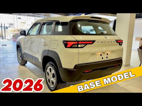 2026 NEW BREZZA LXI Base Model | NEW Maruti Suzuki Brezza Base Model White Colour Review 
