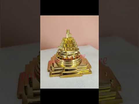 Brass meru shree yantra