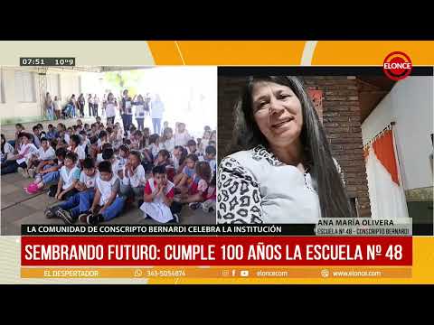 Sembrando futuro: cumple 100 años la escuela Nº48 de Conscripto Bernardi - 22/04/26