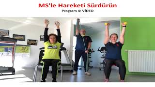 Başlık: Üst bacaklar için esneklik ve kuvvet egzersizleri | ‘MS'le Hareketi Sürdürün