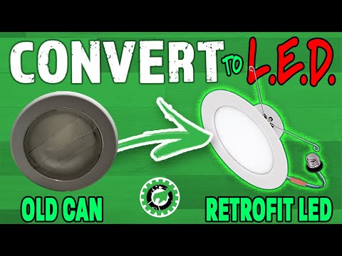 Convert your Can Lights to LED with Retrofit Recessed Lighting! [EASY]