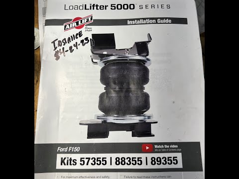 Air Lift Airbag Install 2022 F150