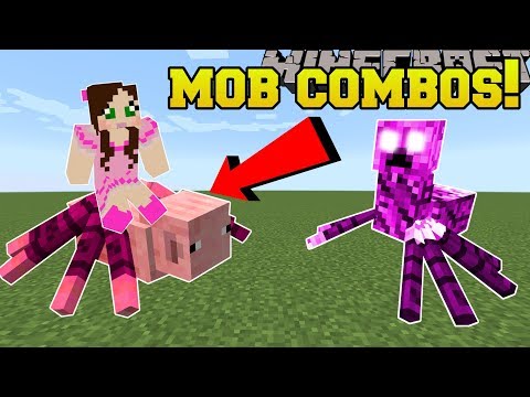PopularMMOs - Minecraft: MOB COMBOS!!! (NEW COMBINED MOBS!!) Mod Showcase
