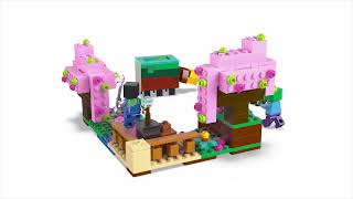 LEGO® Minecraft® 21260 Zahrada s rozkvetlými třešněmi