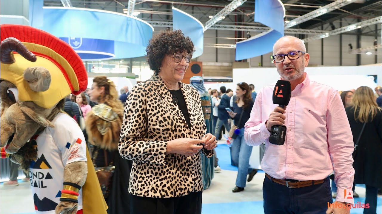 Puerto Lumbreras despierta el interés de los visitantes al stand de la Región de Murcia en FITUR 2026