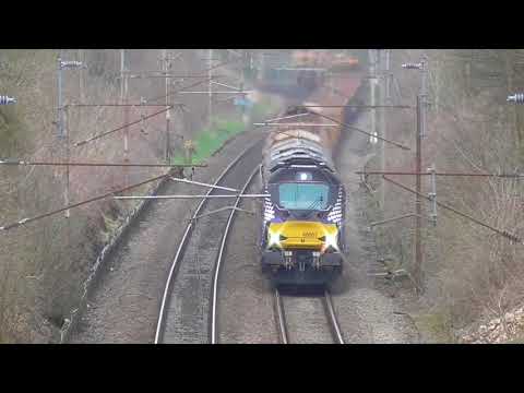 68007 6k27 Carlisle - Crewe Engineers, 9th - 10th April 2018
