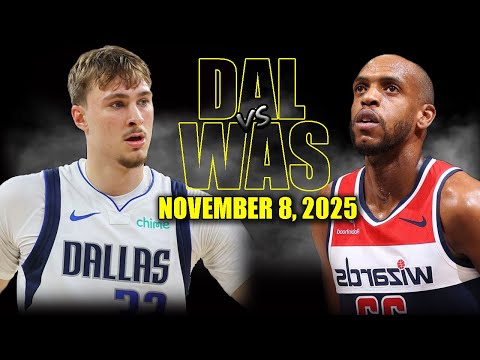 Dallas Mavericks vs Washington Wizards Full Game Highlights - November 8, 2025 | NBA Season