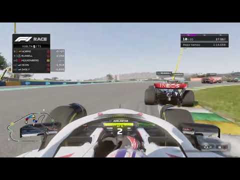 F1 23 - 100% Race in Autodromo Jose Carlos Pace, Sao Paulo with Hulkenberg, Haas