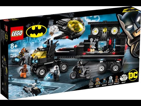 LEGO:  Mobile Bat Base - 76160 timelapse build and review