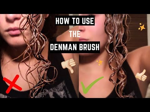 How To Use The Denman Brush