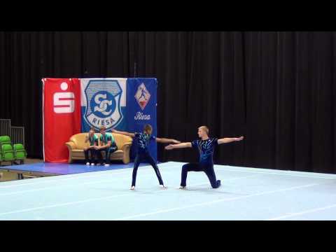 Sachsenpokal 2014   068   MP   Junior 12 19   Bal   RUS   Wolgograd, Georgy Igolkin & Artur Zharikhi