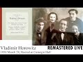 1950 March 20 Vladimir Horowitz Recital at Carnegie Hall