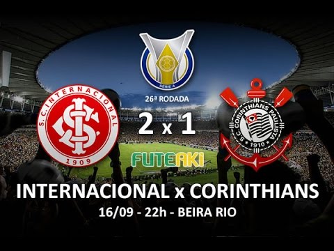 Melhores momentos: Internacional 2 x 1 Corinthians pela 26ª rodada do Brasileirão 2015