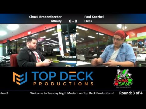 Modern w/ Commentary 3/13/18: Chuck Bredenfoerder (Affinity) vs. Paul Koerbel (Elves)