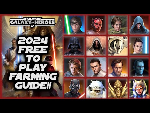 My Official 2024 Free to Play Farming Guide for Star Wars Galaxy of Heroes!!!
