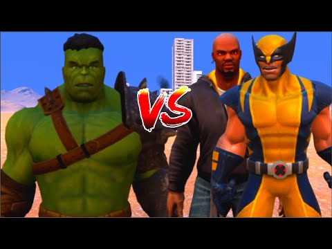 100 Hulk vs 1000 Luke Cage and 1000 Wolverine (Marvel vs Marvel)