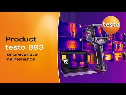 Testo 883- Thermal Imager with auto image management