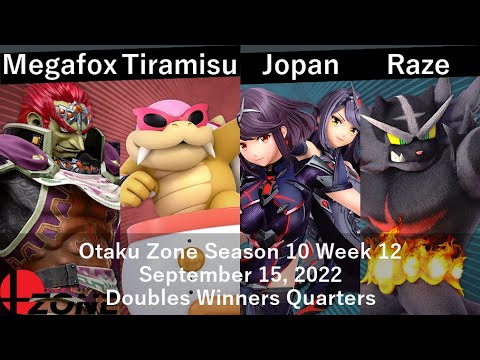 OZone10W12 - DWQ - Megafox & Tiramisu vs Jopan & Raze