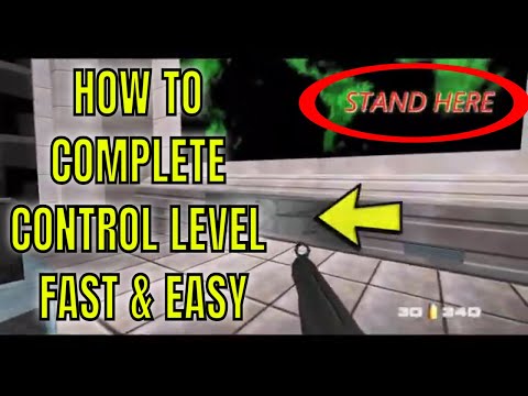 GOLDENEYE 007 HOW TO COMPLETE CONTROL LEVEL FAST & EASY