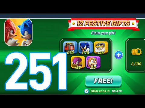 Sonic Forces: Gameplay Walkthrough Part 251 - 12 Festive Gifts! (iOS, Android)