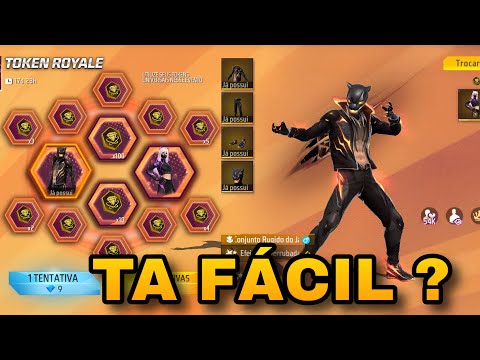 Getting the Jaguar Roar set in Free Fire - Token Royale Event - Is it easy? How much does it cost?