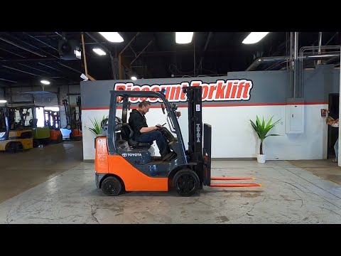 TOYOTA 8-Series 8FGCU25 5,000lb LP (Propane) #0895 - Forklift For Sale