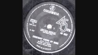 Barry Lee Show - Everybody Knows My Name (UK 1967)