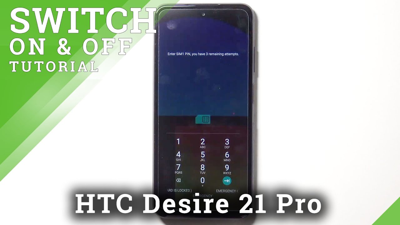 How to Switch On HTC Desire 21 Pro – Power On HTC Device