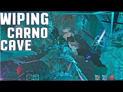 ARK OFFICIAL SMALLTRIBES PVP | WIPING CARNO CAVE | ARK: Survival Evolved